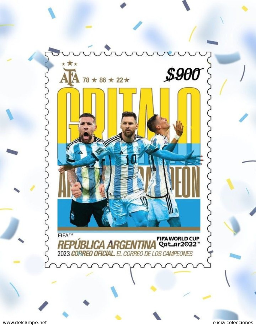 Argentina - 2023 - Campeones Del Mundo Qatar 2022 - Caja 30 - Collections, Lots & Séries