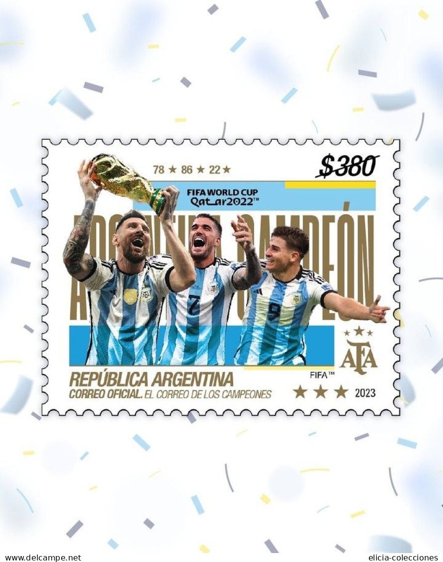 Argentina - 2023 - Campeones Del Mundo Qatar 2022 - Caja 30 - Colecciones & Series