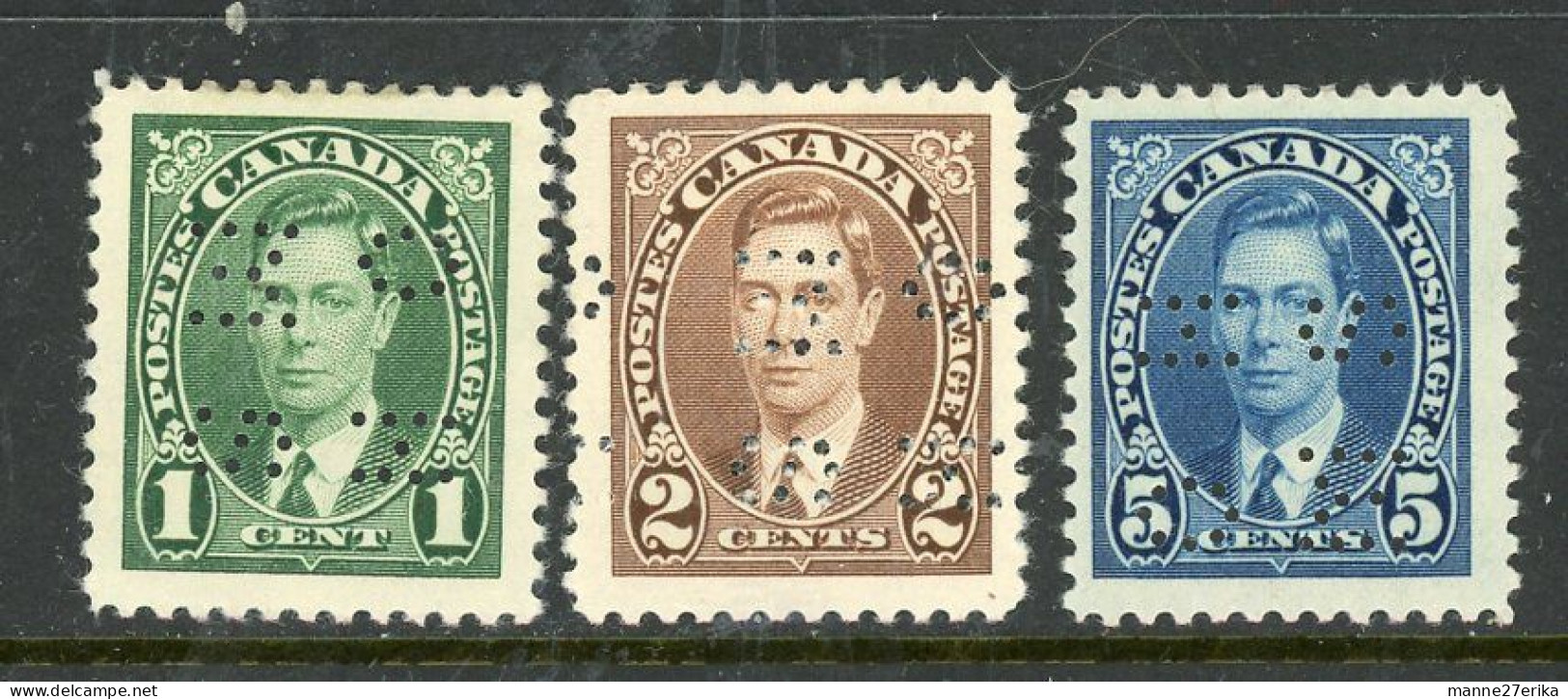 MNHCanada-1937-  "King George VI" - Neufs