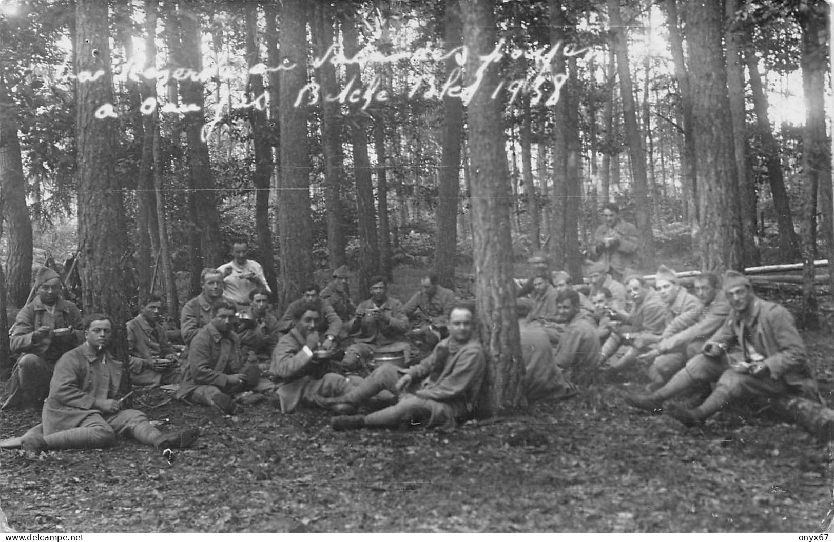 Carte Photo Militaire Français Camp De BITSCH-BITCHE-57-Moselle-Soldats En 1938 - Bitche