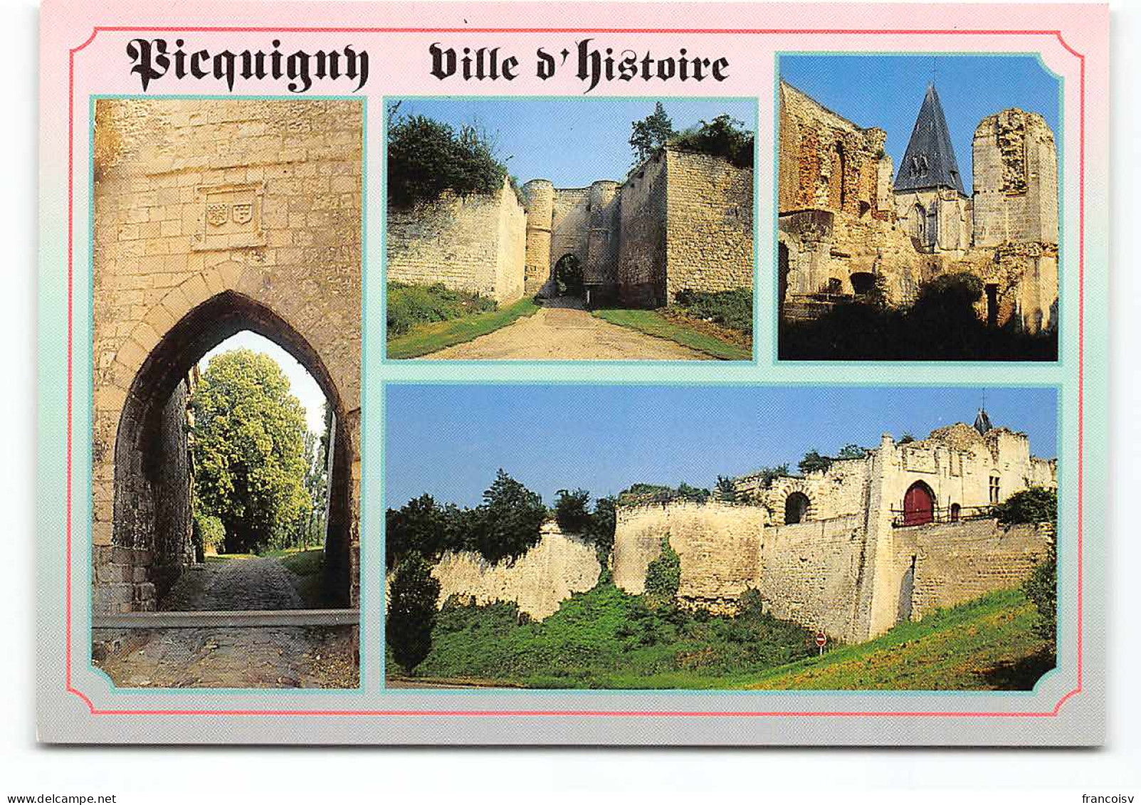 Picquigny- D80  Multivues. Chateau. Ville D'Histoire - Picquigny
