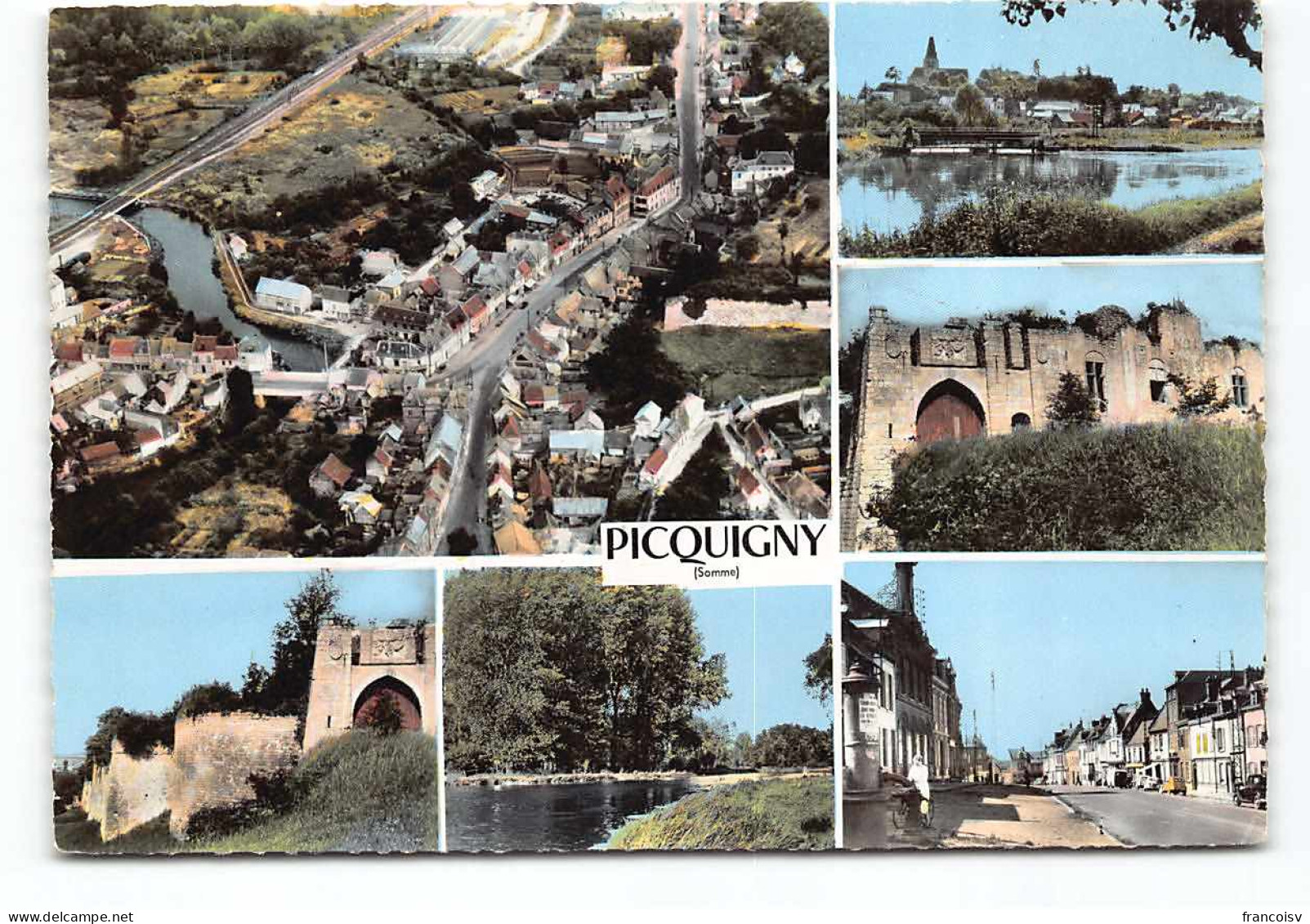 Picquigny- D80  Multivues.    CPSM Edit Cim  - Picquigny