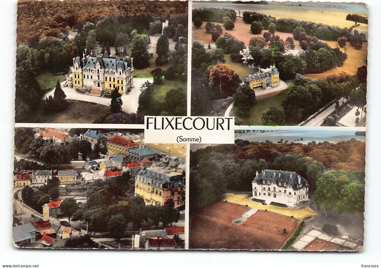 Flixecourt.   Edit Lapie Multivues   En Avion Au Dessus De...   Vues Aeriennes.  - Flixecourt