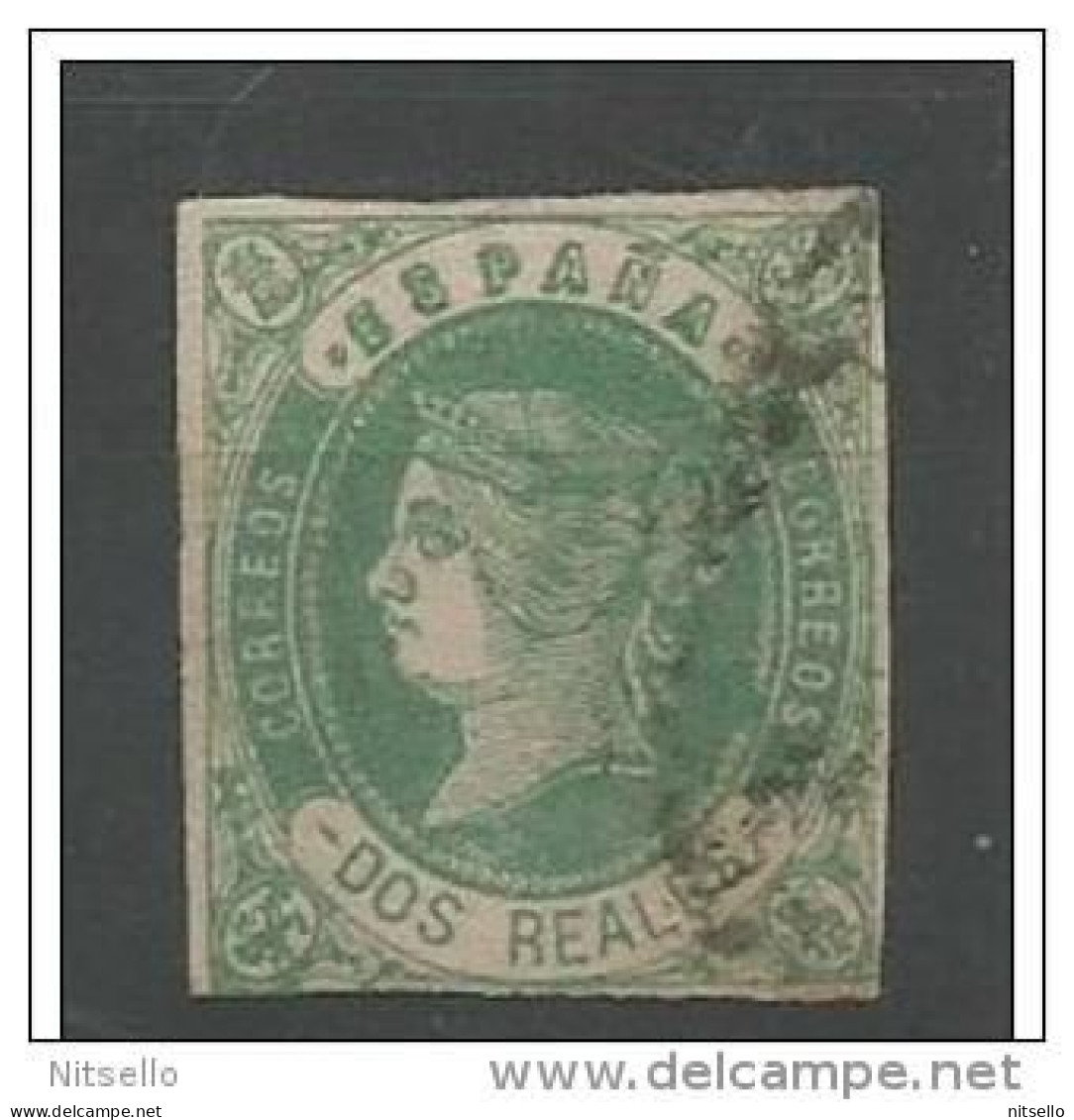 LOTE 1809  ///  (C293) ESPAÑA   -  EDIFIL Nº: 52  //  YVERT Nº 58     CATALOG/COTE: 19€ - Used Stamps