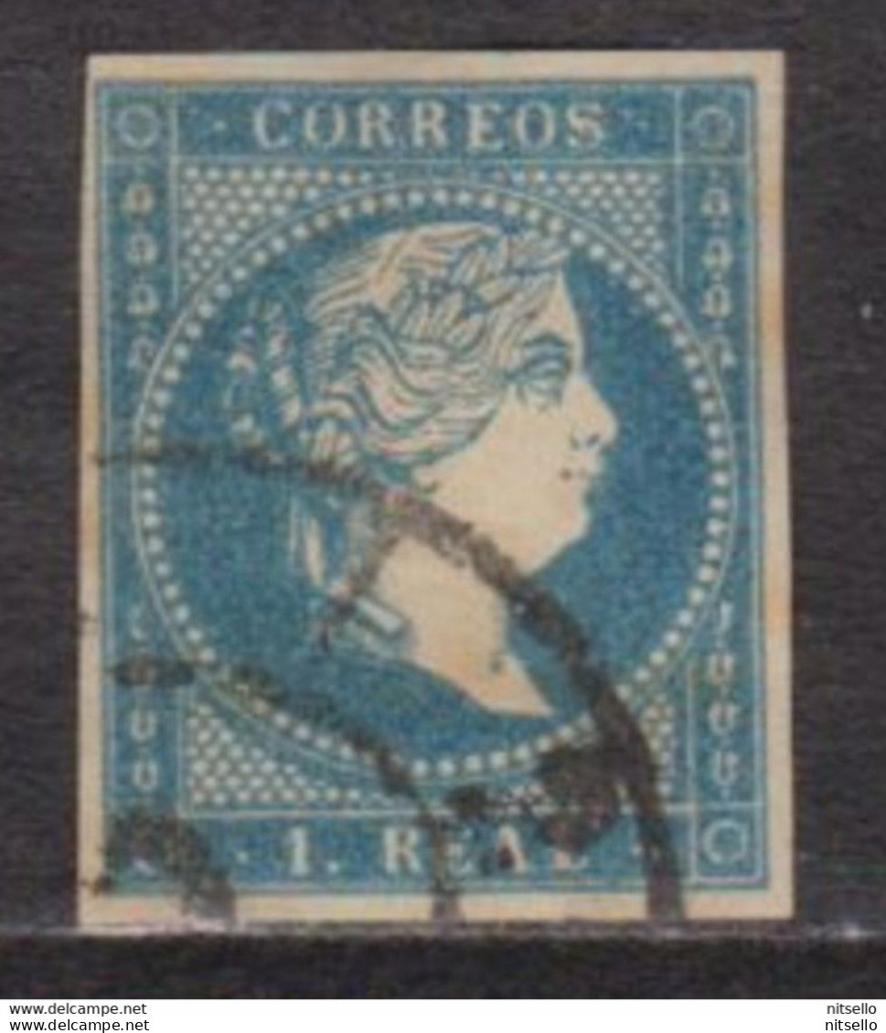 LOTE 1809  /// (C135) ESPAÑA 1855  EDIFIL Nº: 49 RUEDA DE CARRETA 2 BARCELONA  ¡¡¡ OFERTA - LIQUIDATION - JE LIQUIDE !!! - Used Stamps