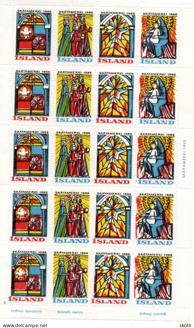 ICELAND. Christmas Label 1965 - Viñetas De Franqueo (Frama)