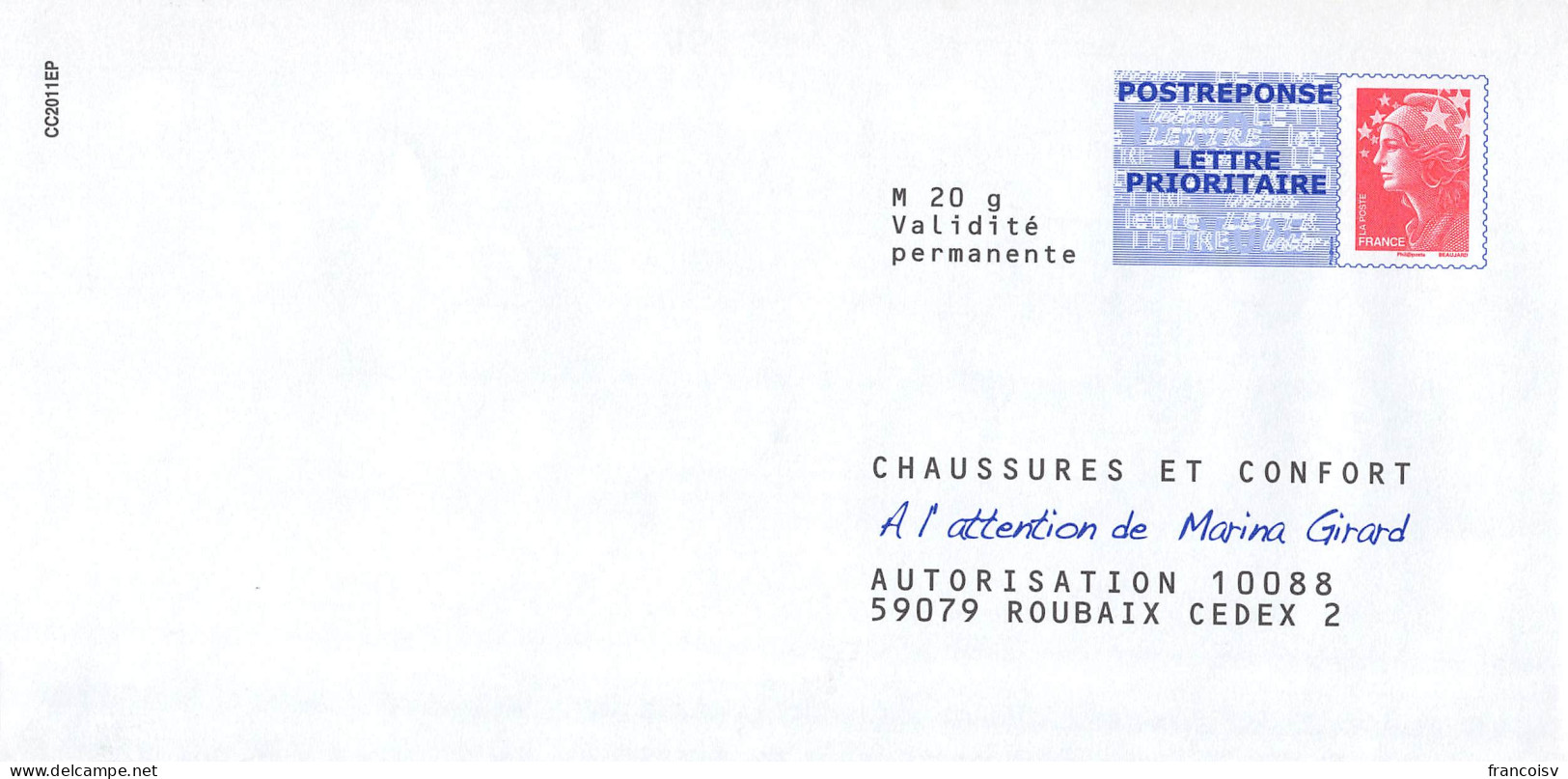 Lot de 55 enveloppes neuves PAP Prêt à poster Postreponse Marianne Ciappa kawena beaujard luquet lamouche... L3
