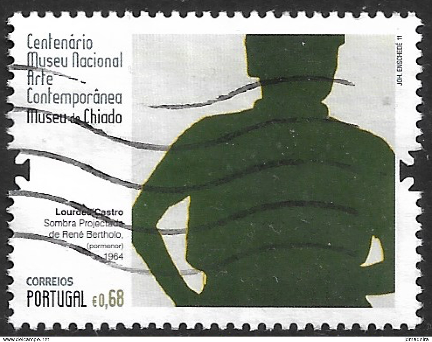 Portugal – 2011 Chiado Museum 0,68 Euros Used Stamp - Usado