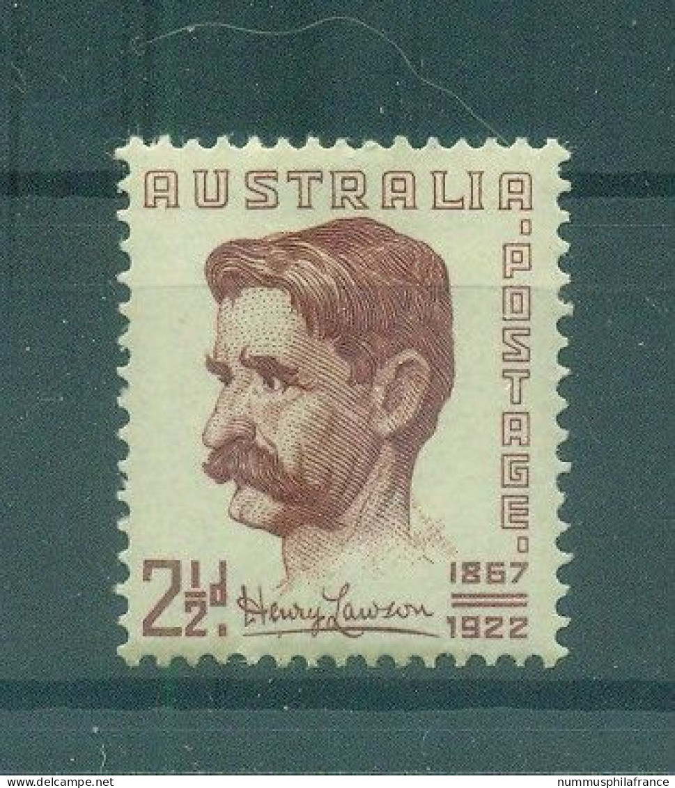 Australie 1949 - Y & T N. 168 - Henry Lawson (Michel N. 197) - Ungebraucht