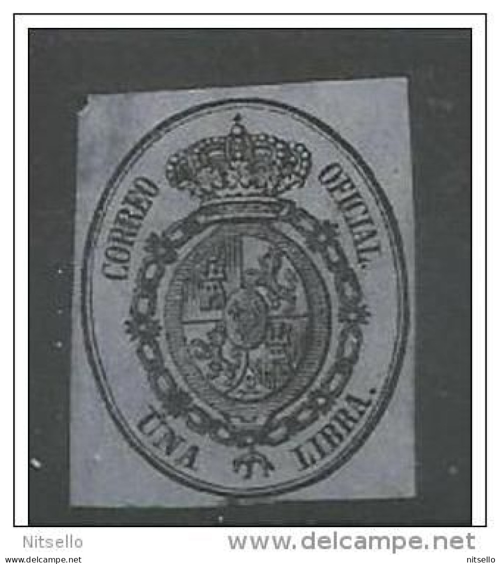 LOTE 1812  ///  (C330) ESPAÑA   -  EDIFIL Nº: 38  //  YVERT Nº SERVICE 8     CATALOG/COTE: 22€ - Used Stamps