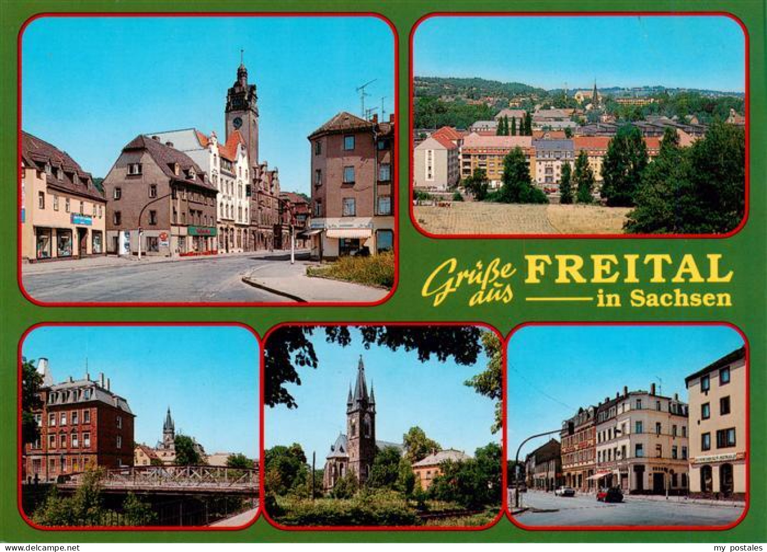 73947393 Freital Ortspartien Schloss Kirche - Freital