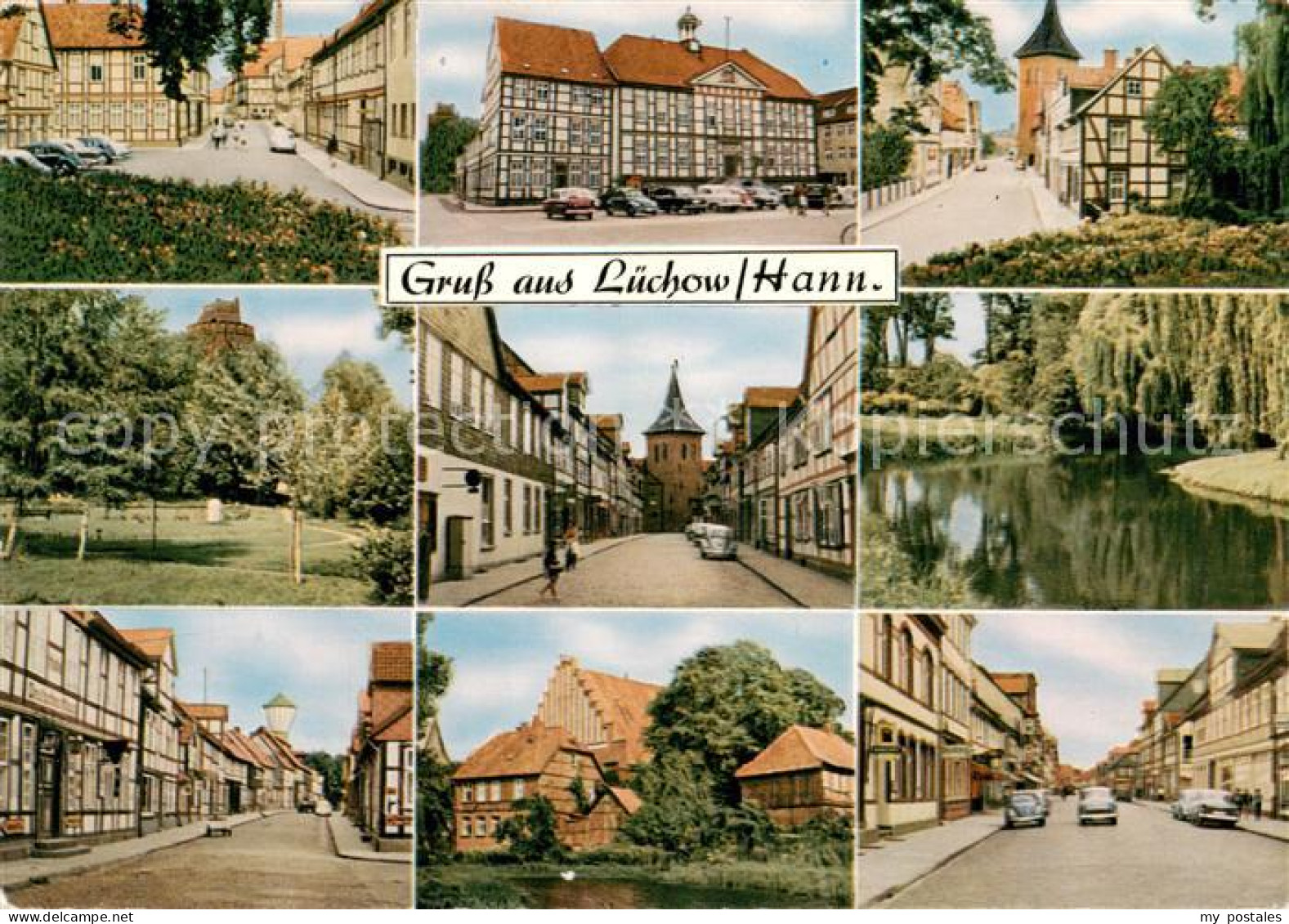 73867043 Luechow Wendeland Teilansichten Stadtzentrum Parkanlagen Luechow Wendel - Lüchow