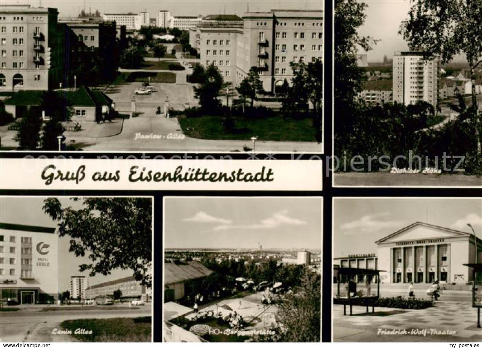 73832970 Eisenhuettenstadt Pawlow Allee Lenin Allee HO Berggaststaette Friedrich - Eisenhüttenstadt