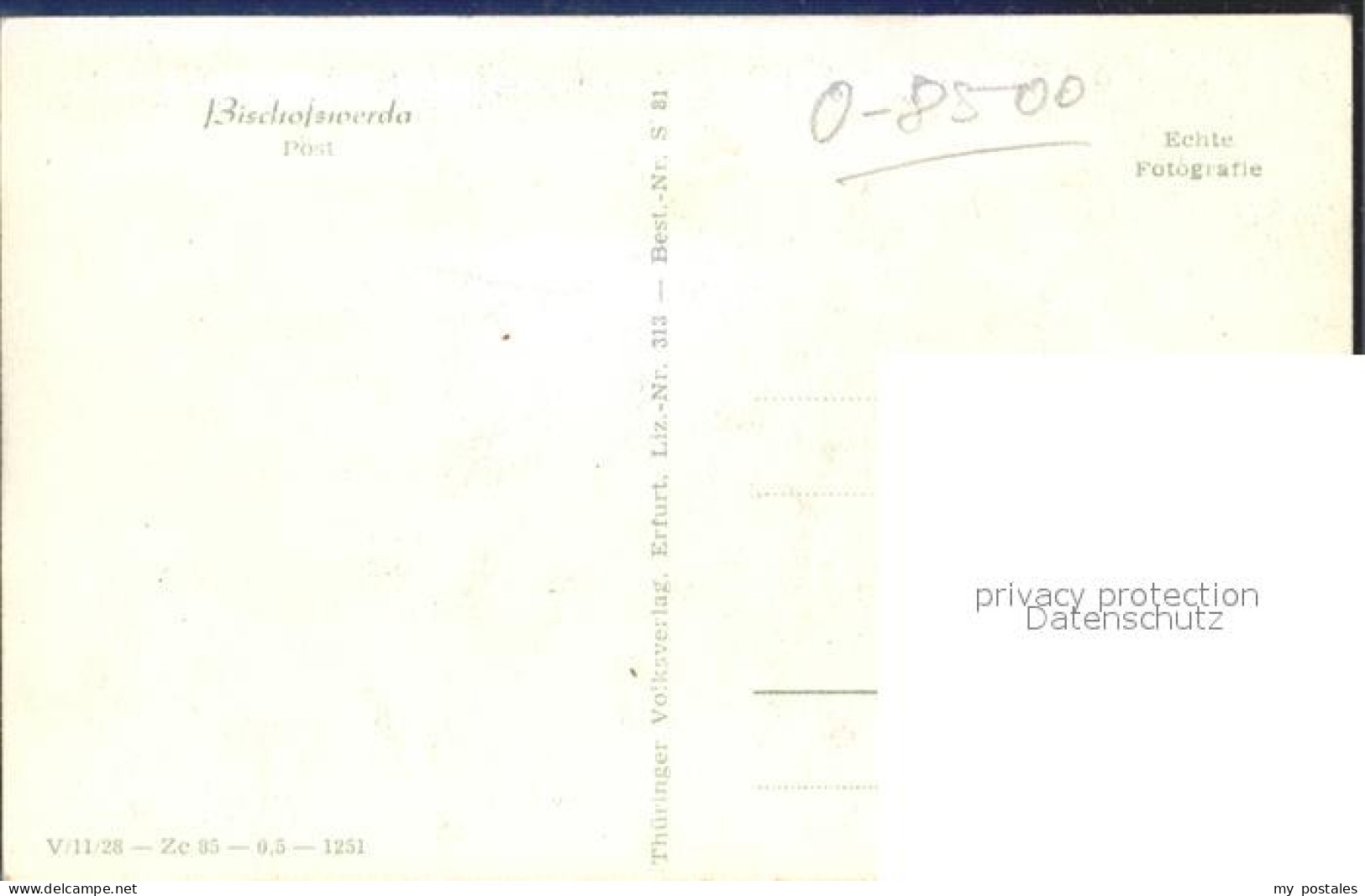 42188830 Bischofswerda Post Bischofswerda - Bischofswerda