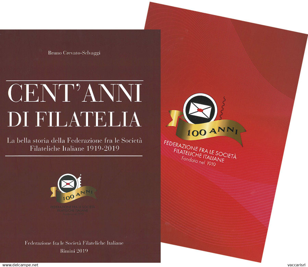 CENT'ANNI DI FILATELIA
La Bella Storia Della Federazione Fra Le Societ&agrave; Filateliche Italiane
1919-2019
CON FOLDER - Handleiding Voor Verzamelaars