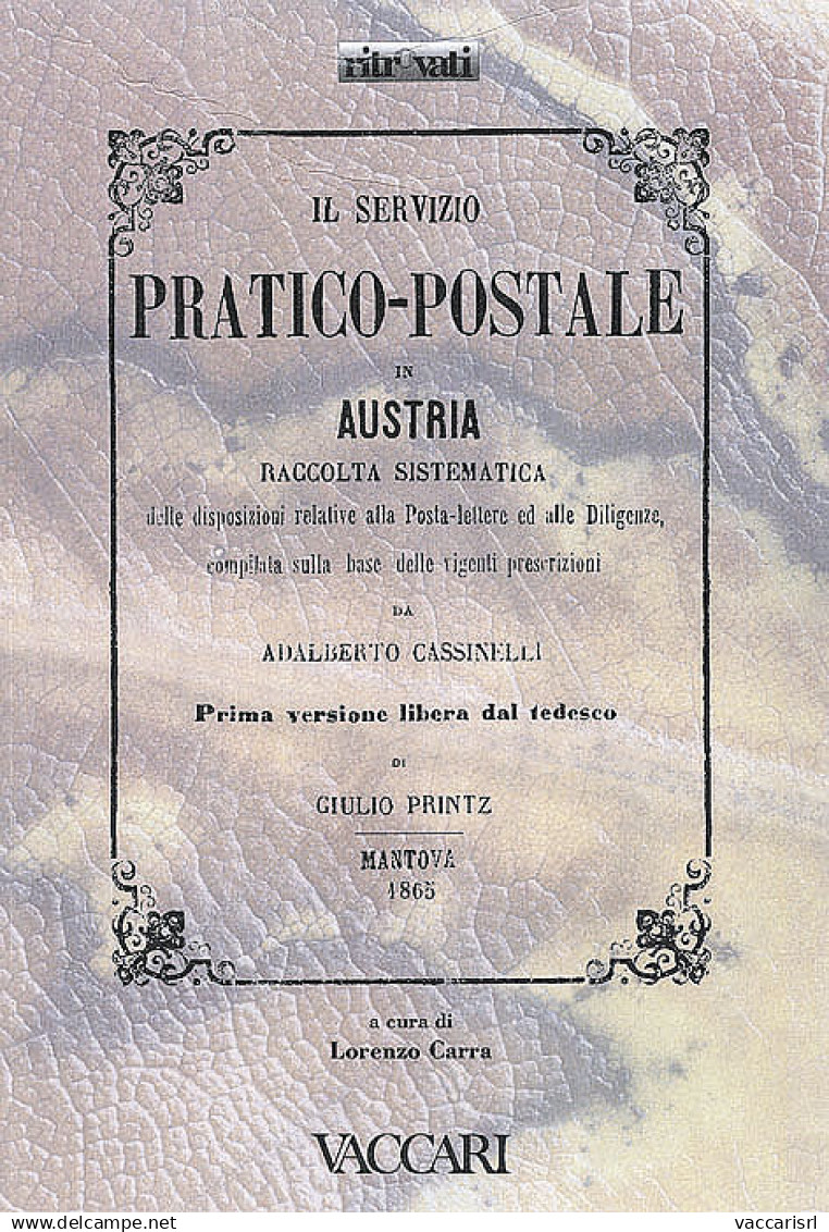 IL SERVIZIO PRATICO POSTALE IN AUSTRIA - A Cura Di Lorenzo Carra - Collectors Manuals