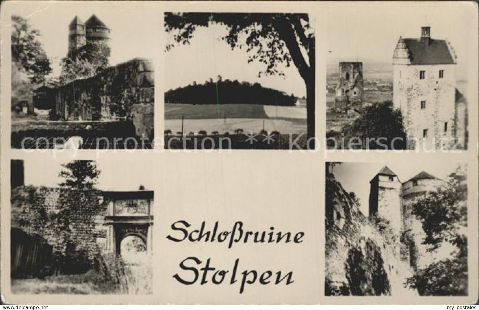 42187426 Stolpen Schlossruine Stolpen Mit Seiger Und Coselturm Stolpen - Stolpen