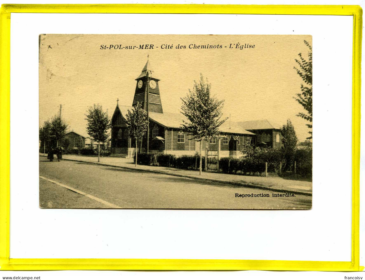 Saint-Pol-sur- Mer  Cité Des Cheminots  Eglise  - Saint Pol Sur Mer