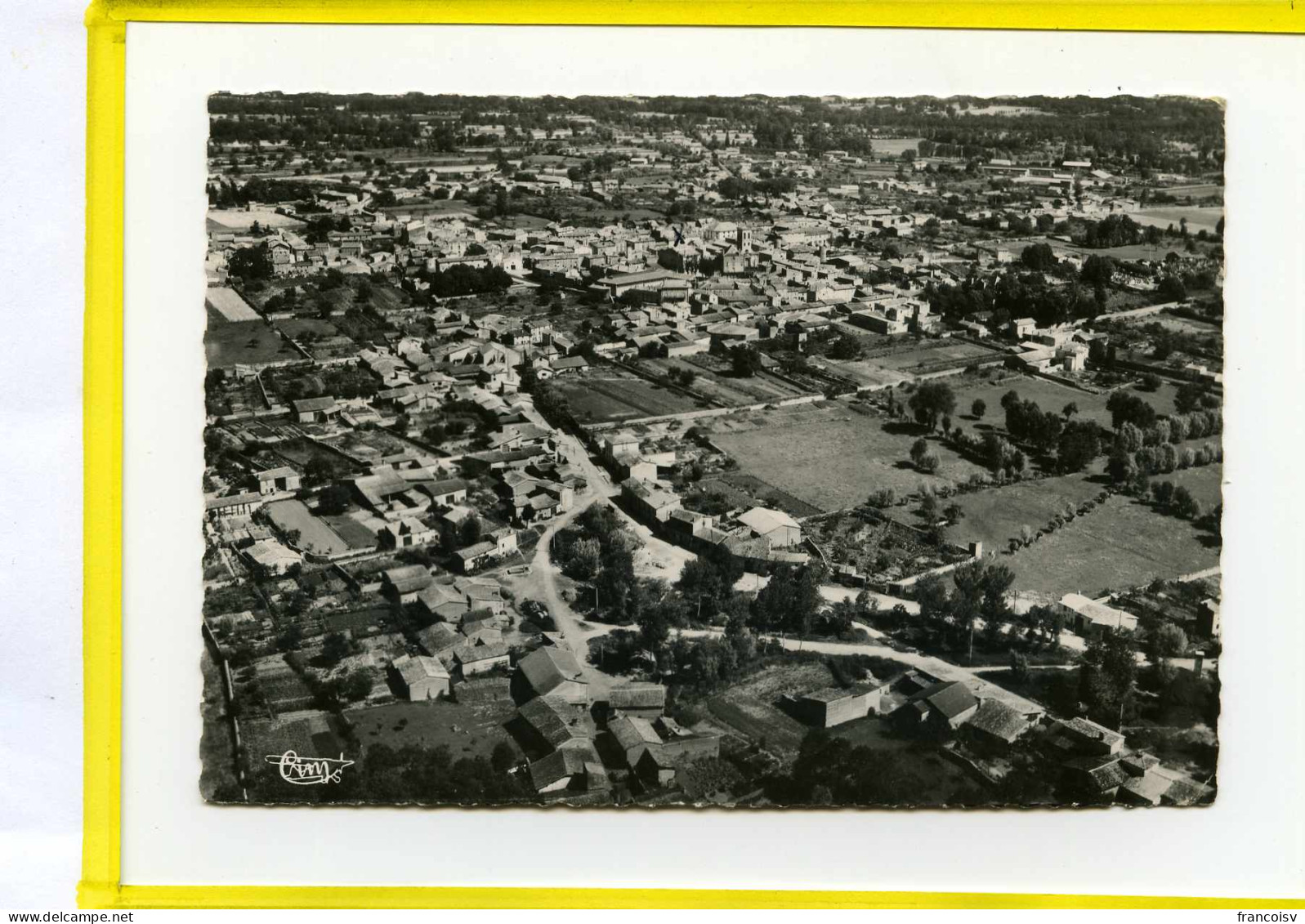 Lezoux. Vue Generale Aerienne.  Edit Cim  Postée 1955  - Lezoux