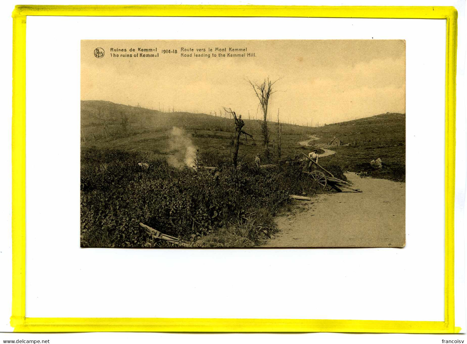 Mont Kemmel - Les Ruines.    Cp2    WWW1   Flandres - Proche Bailleul Mont Noir  - Heuvelland