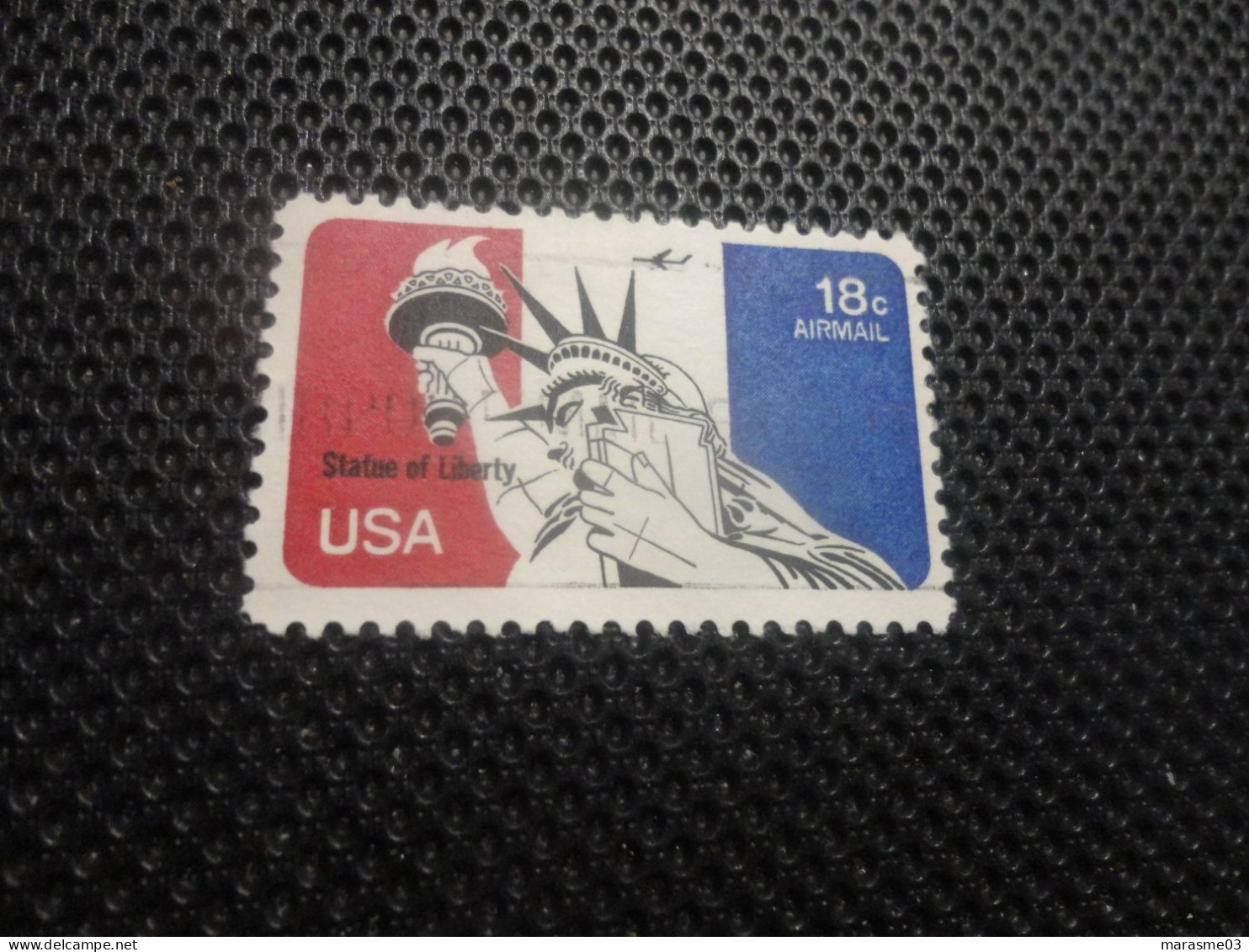 TIMBRE : U.S. Statue Of Liberty- MNH 18c 1974- Unused Mint Airmail Stamp - Used Stamps