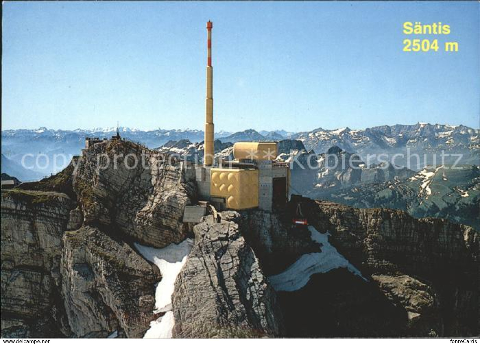 11856303 Saentis AR Mehrzweckbau Und Bergstation Fliegeraufnahme Saentis AR - Sonstige & Ohne Zuordnung