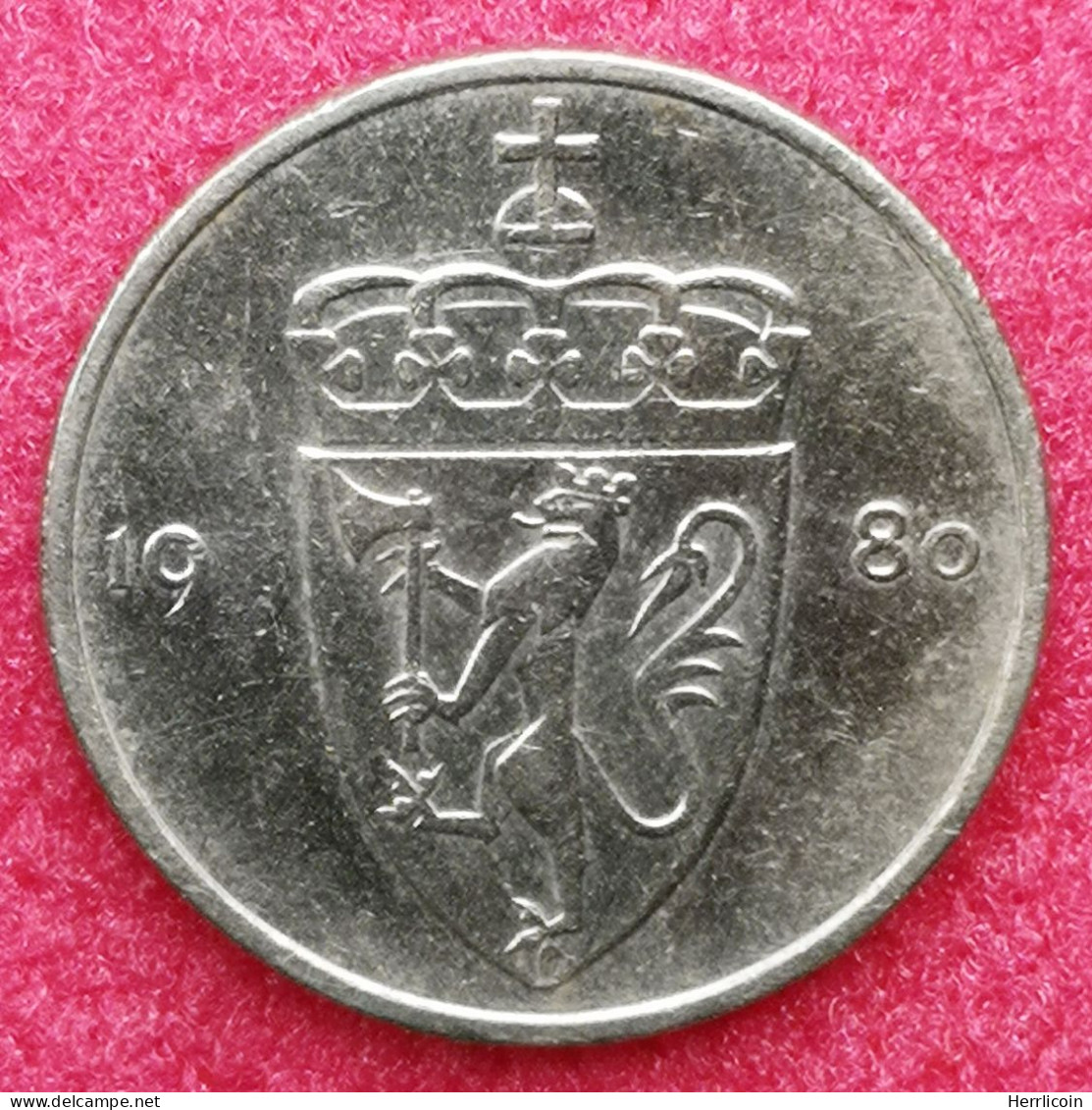 Monnaie Norvège - 1980 - 50 Ore - Olav V - Norwegen