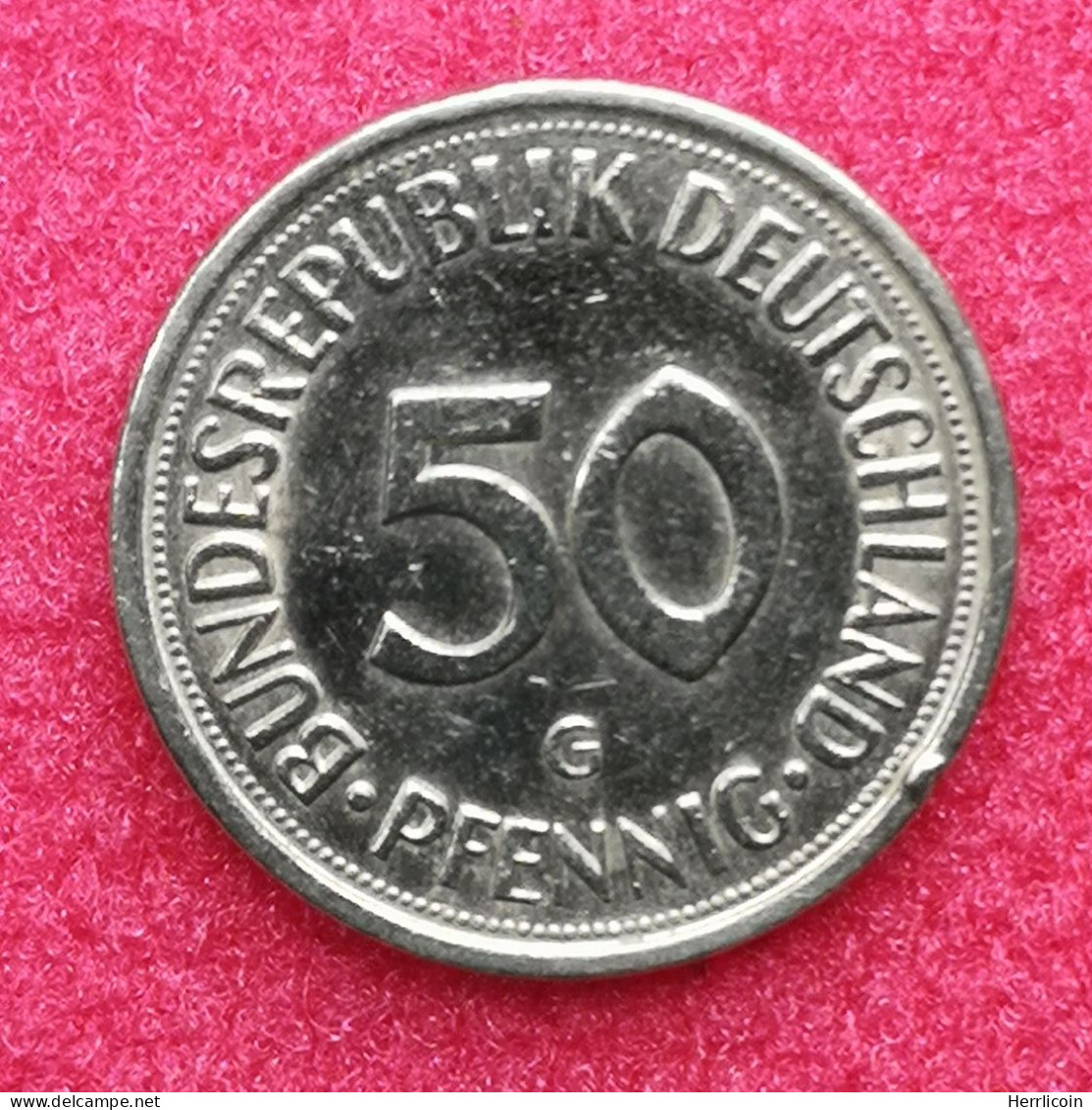 Monnaie Allemagne - 1980 G - 50 Pfennig Bundesrepublik Deutschland - 50 Pfennig