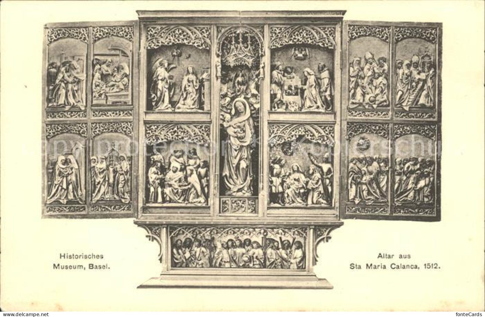 11755033 Basel BS Historisches Museum Altar  Basel BS - Andere & Zonder Classificatie