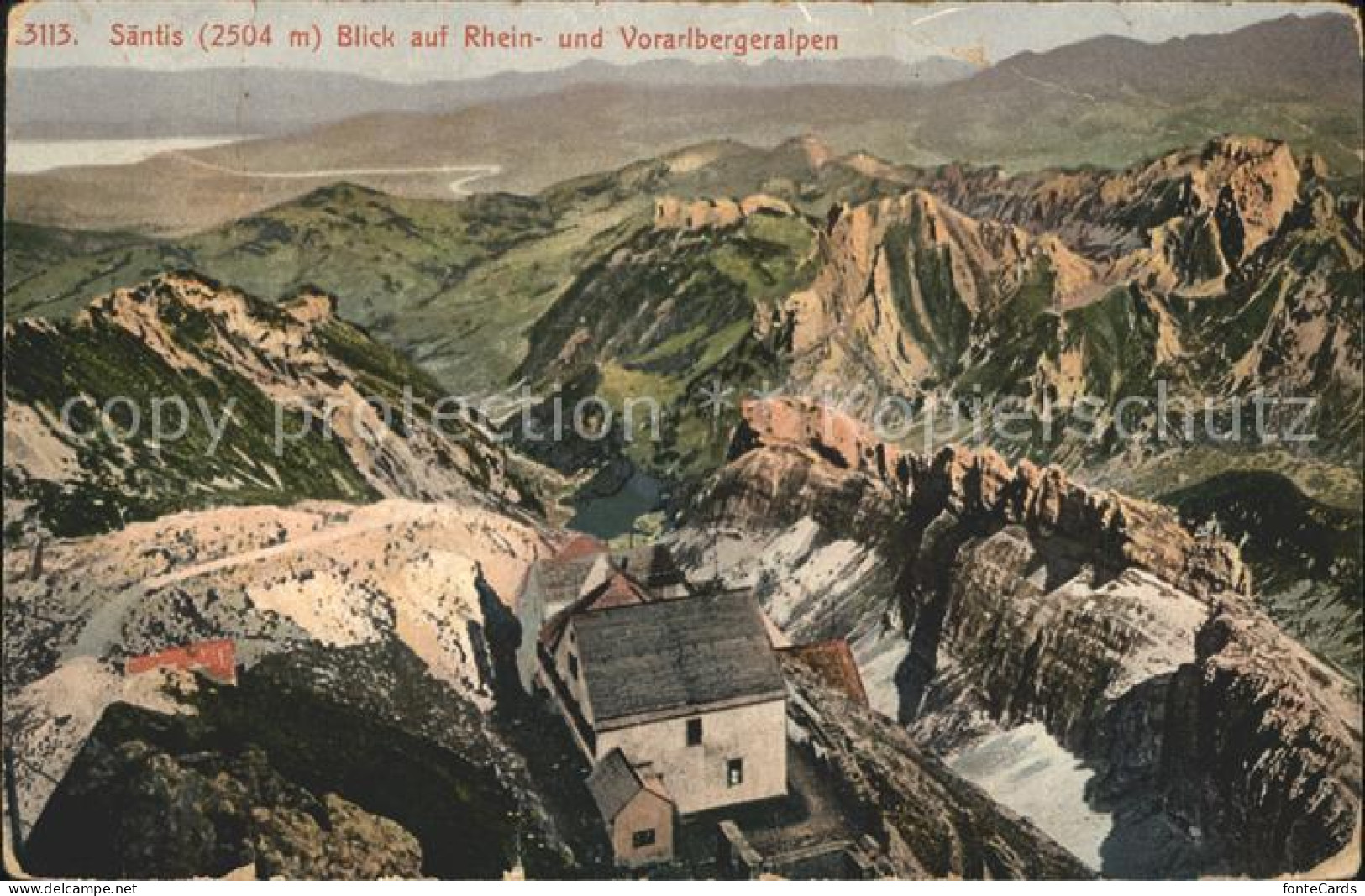 11742493 Saentis AR Mit Blick Auf Rhein Und Vorarlberger Alpen Saentis AR - Other & Unclassified