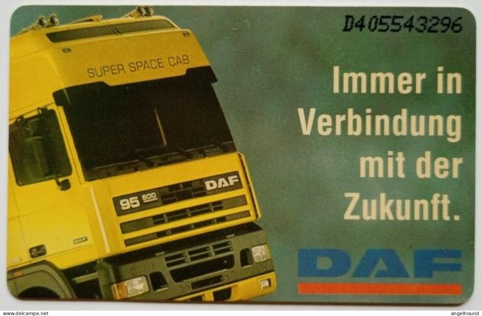 Netherlands F5.00 Chip Card - DAF - Private