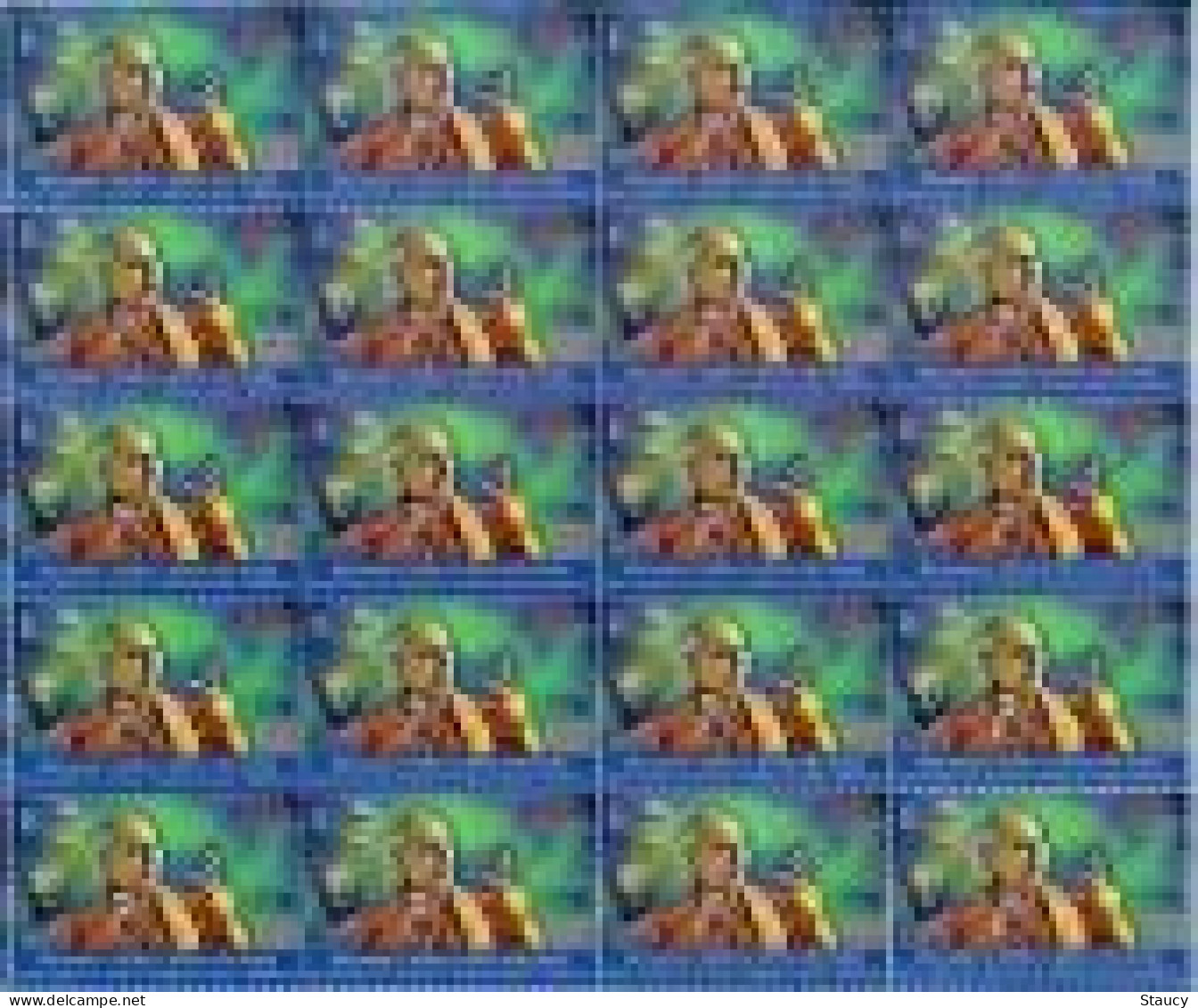 India 2023 PANDIT JASRAJ FULL SHEET Of  20 STAMPS MNH As Per Scan - Cantantes