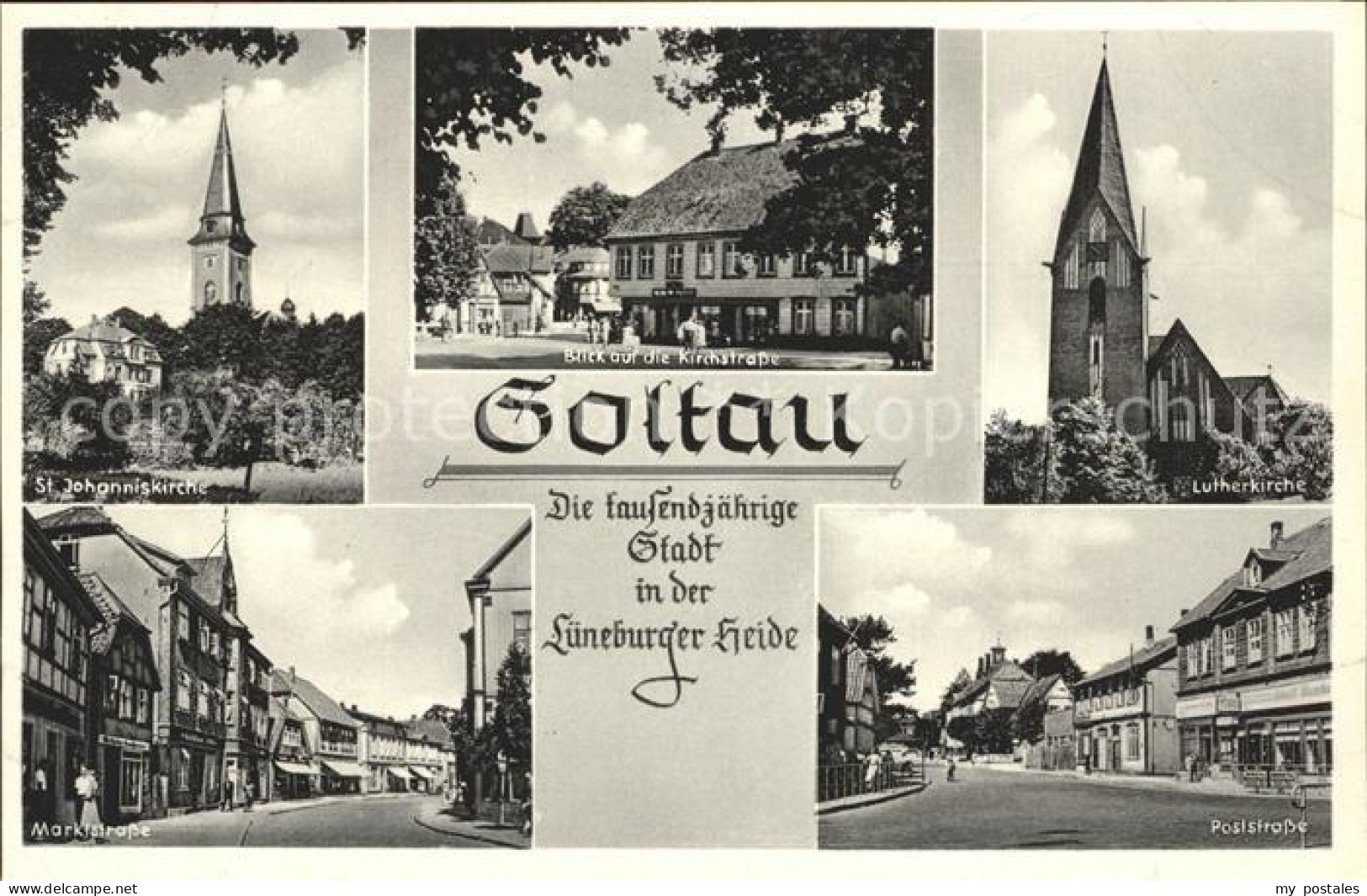 42174664 Soltau Lutherkirche Poststrasse Marktstrasse Soltau - Soltau