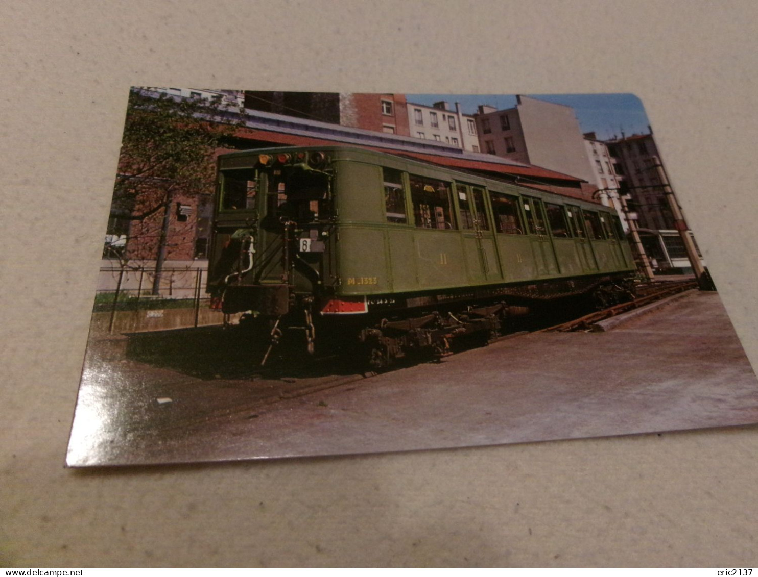 METROPOLITAIN DE PARIS...MOTRICE SPRAGUE THOMSON A 4 MOTEURS M4 ..SERIE 1300 (1935) - Métro