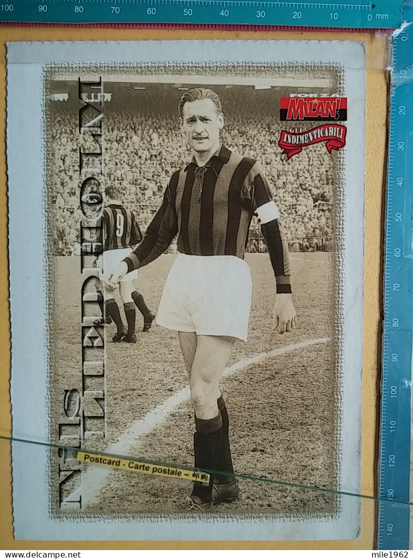 Kov 17-37 - Famous People, Des Personnes Célèbres, FOOTBALL CLUB MILAN, NILS LIEDHOLM - Sportsmen