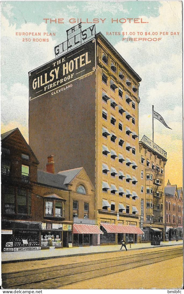 THE GILLSY HOTEL  - FIREPROOF - CLEVELAND - Cleveland