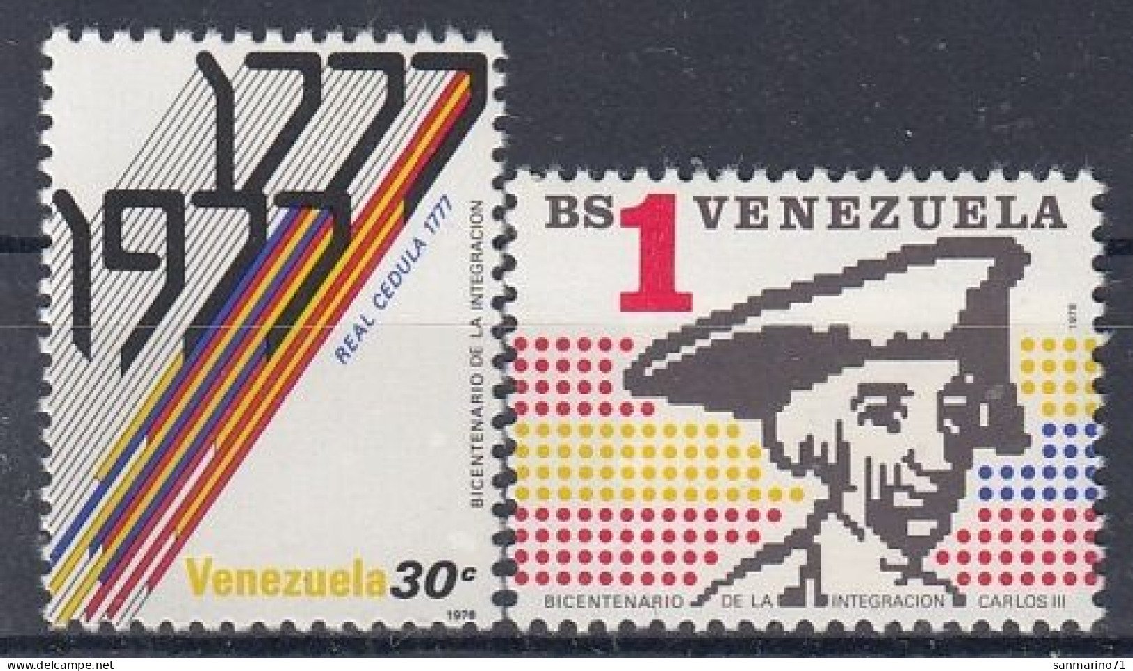 VENEZUELA 2082-2083,unused (**) - Venezuela