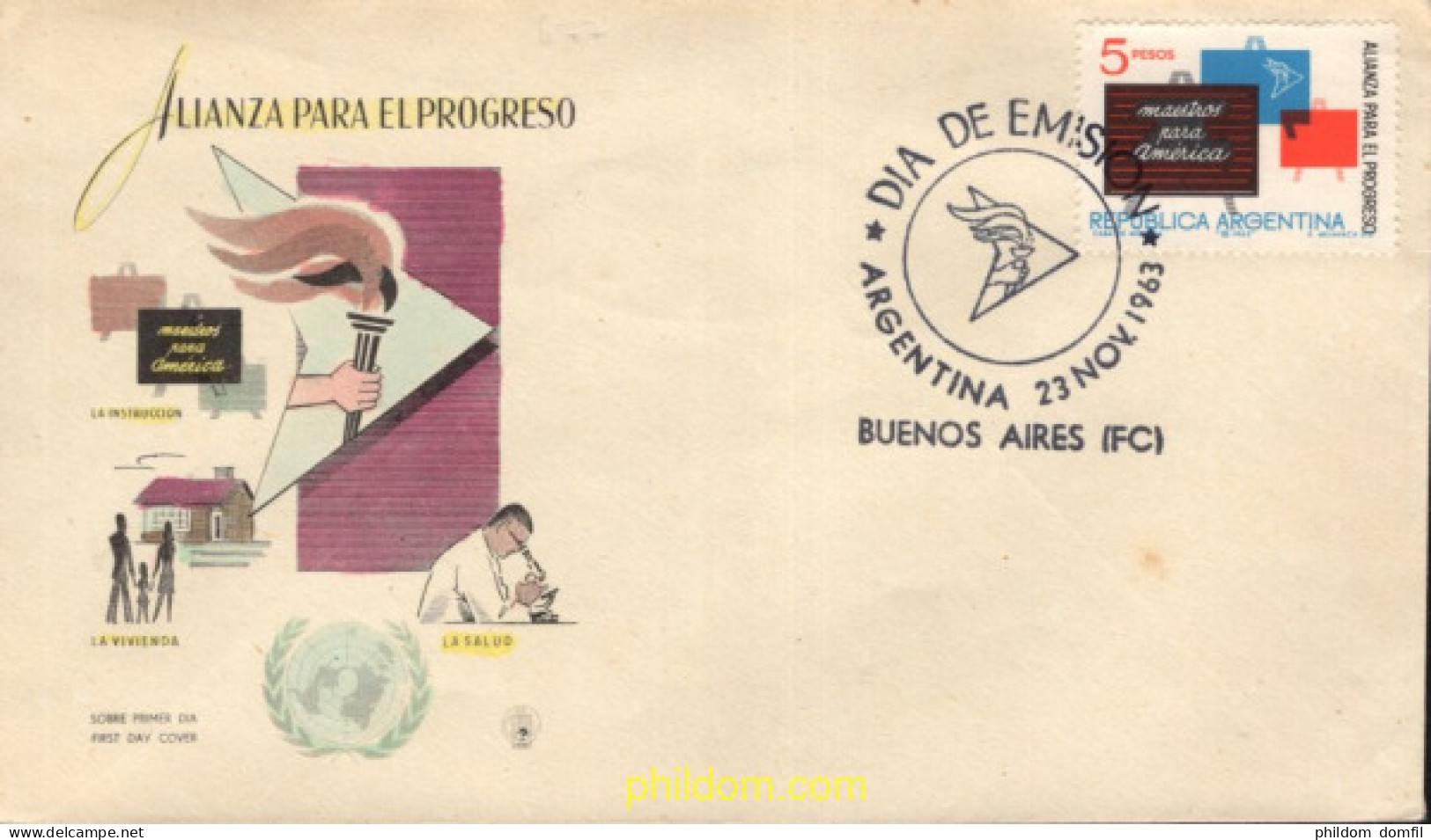 719944 MNH ARGENTINA 1963 ALIANZA PARA EL PROGRESO - Neufs
