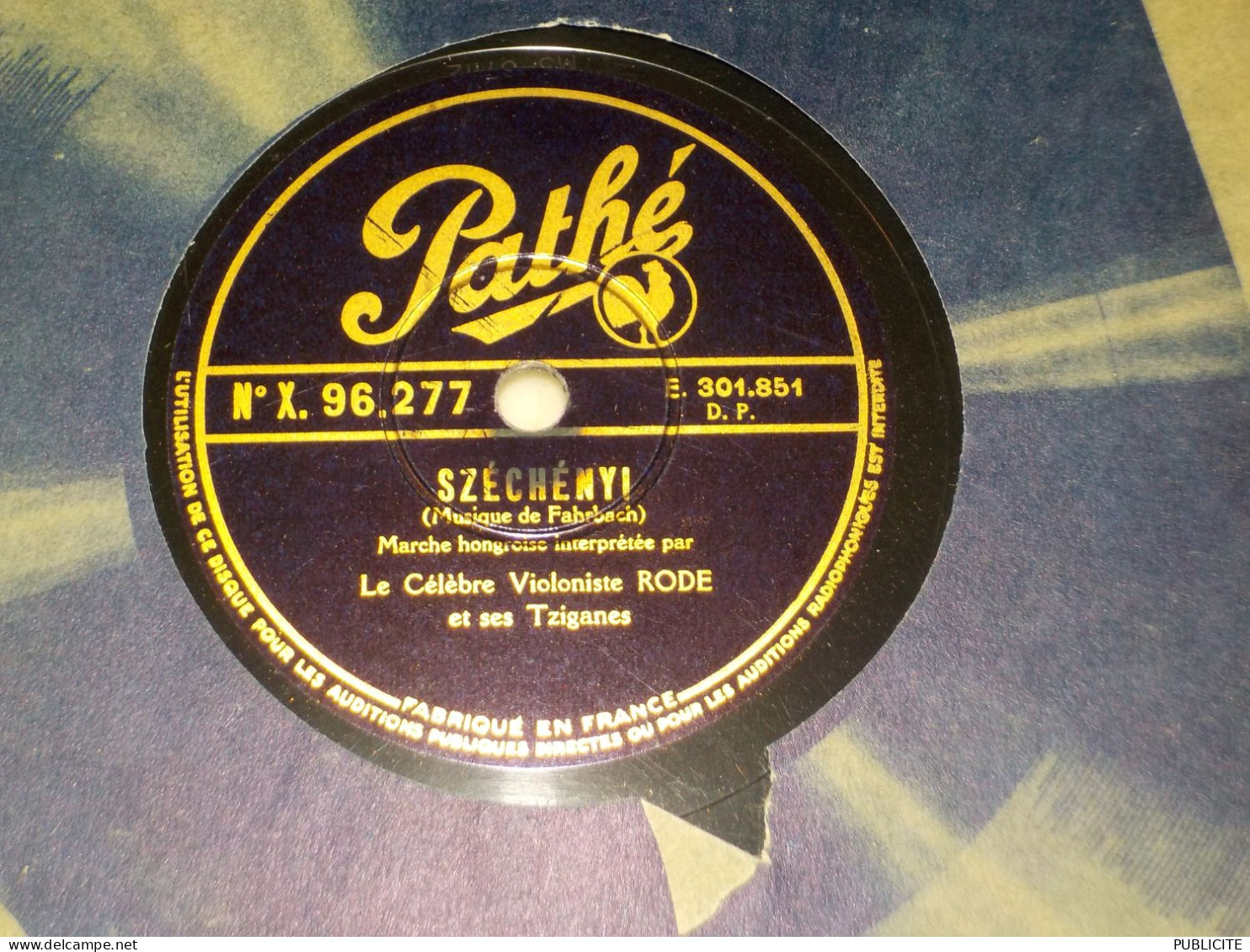 DISQUE 78 TOURS  DE ALFRED RODE ET SES TZIGANES 1932 - 78 Rpm - Schellackplatten