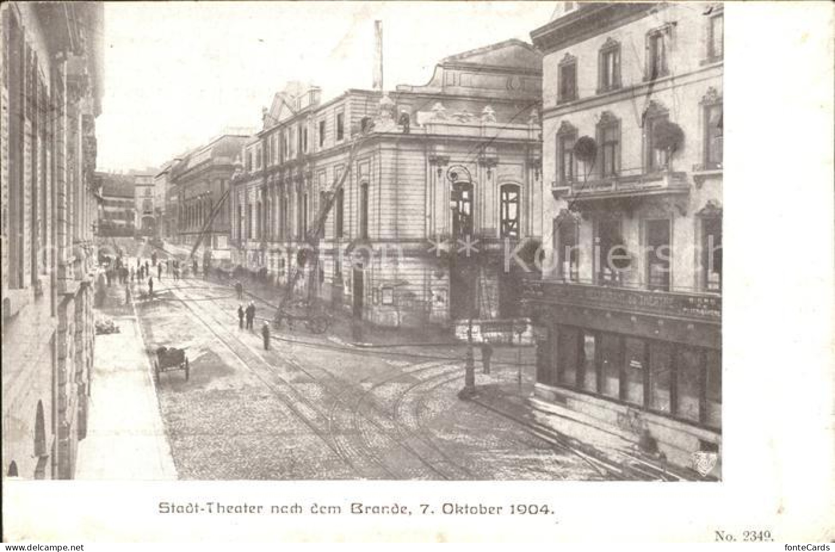 11735703 Basel BS Stadttheater Nach Dem Brand Oktober 1904 Basel BS - Other & Unclassified