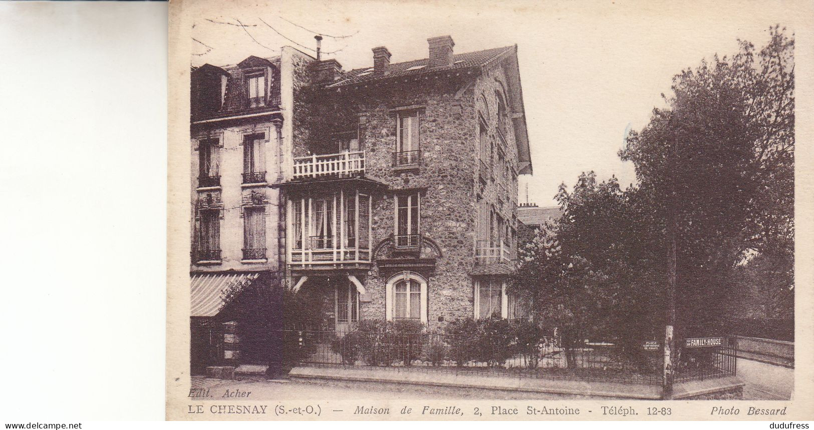 LE CHESNAY  MAISON DE FAMILLE  2 PLACE ST ANTOINE - Le Chesnay