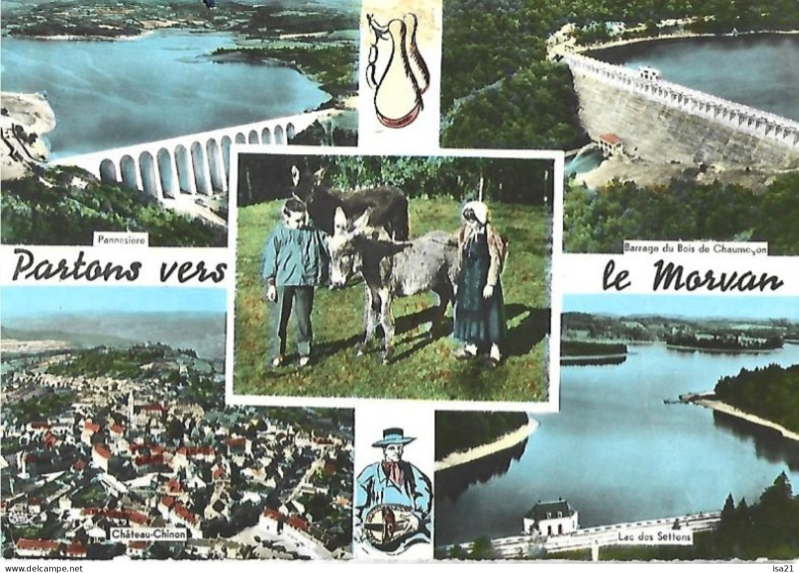 Carte Postale: Partons Vers Le MORVAN.. Multivues. - Bourgogne