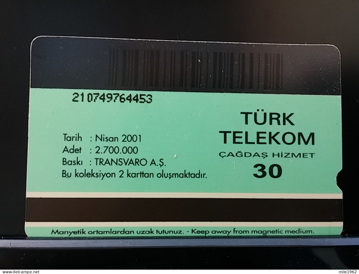 T-250 - TURKEY, TELECARD, PHONECARD - Türkei