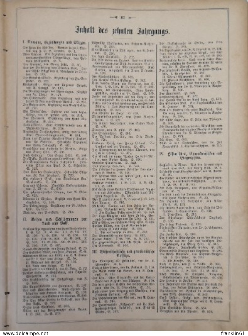 Der Hausfreund. Illustrirtes Volksblatt. X. Jahrgang. 1867. No. 1 Bis No. 48. - Autres & Non Classés