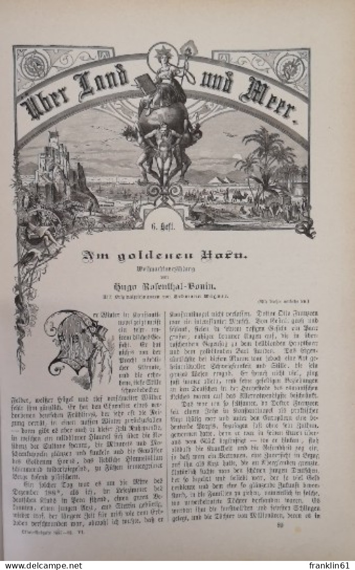 Über Land und Meer. II. Band 1886/87. 6.; 7.; 8 un 9. Heft