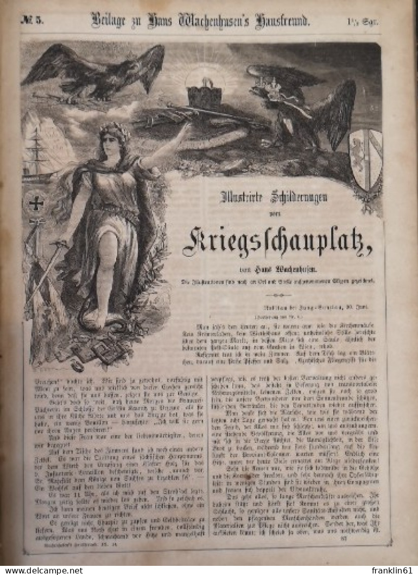 Der Hausfreund. Illustrirtes Volksblatt. IX. Jahrgang. 1866. No. 1 bis No. 48.