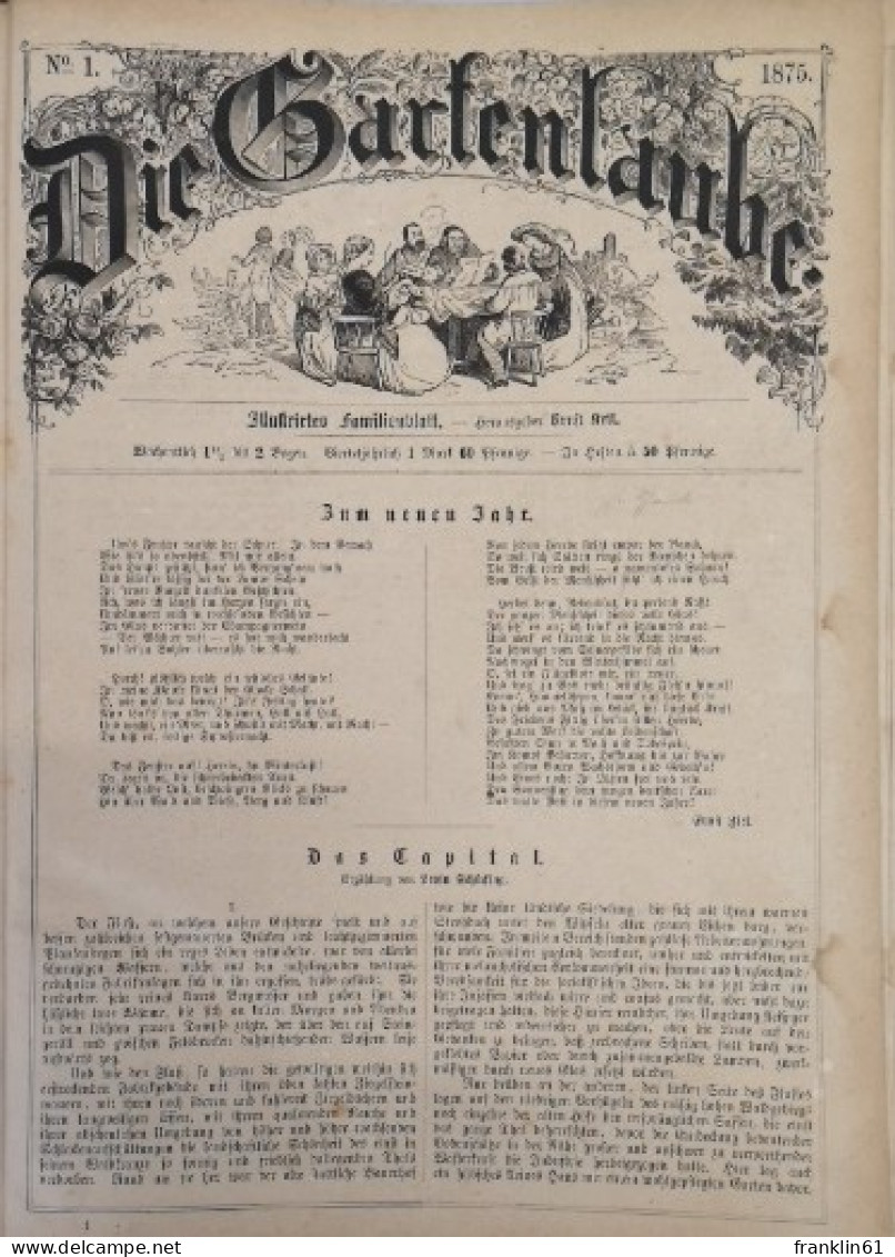 Die Gartenlaube. Illustrirtes Familienblatt. No. 1 bis No. 52.