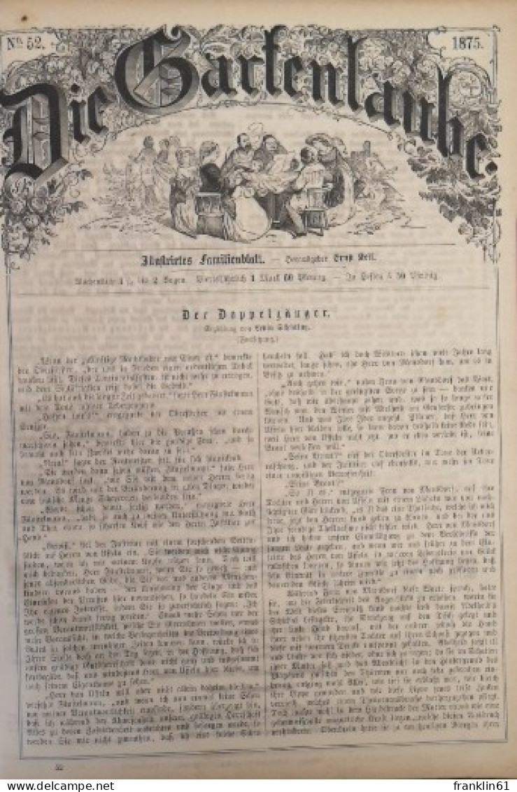 Die Gartenlaube. Illustrirtes Familienblatt. No. 1 bis No. 52.