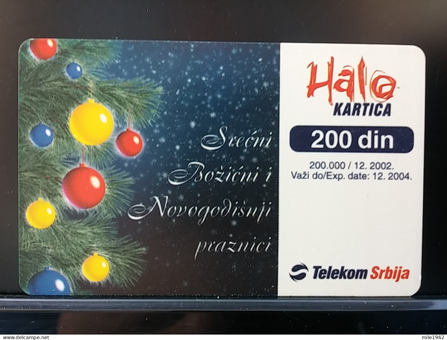 T-254 - SERBIA, TELECARD, PHONECARD,  - Autres - Europe