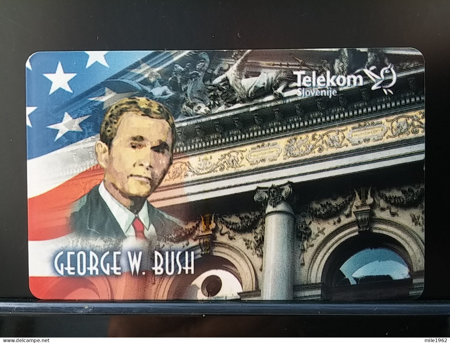 T-259 - Slovenia, TELECARD, PHONECARD, GEORGE BUSH - Slovenia